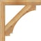 Ekena Millwork Imperial Block Rough Sawn Bracket w/ Offset Brace, Western Red Cedar, 6"W x 34"D x 34"H BKT0604X34X34IMP05RWR - alternate 4